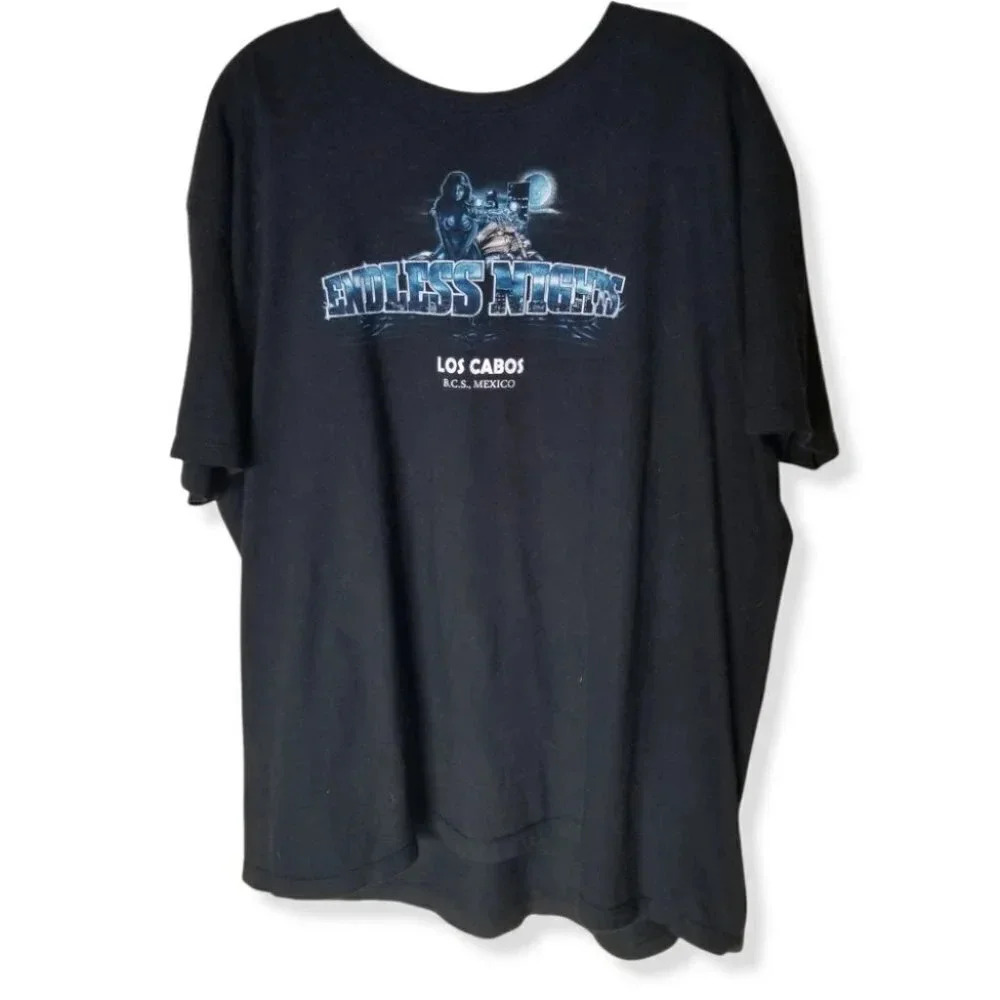 𝅺harley Davidson Endless Nights Los Cabos T-Shirt  XL